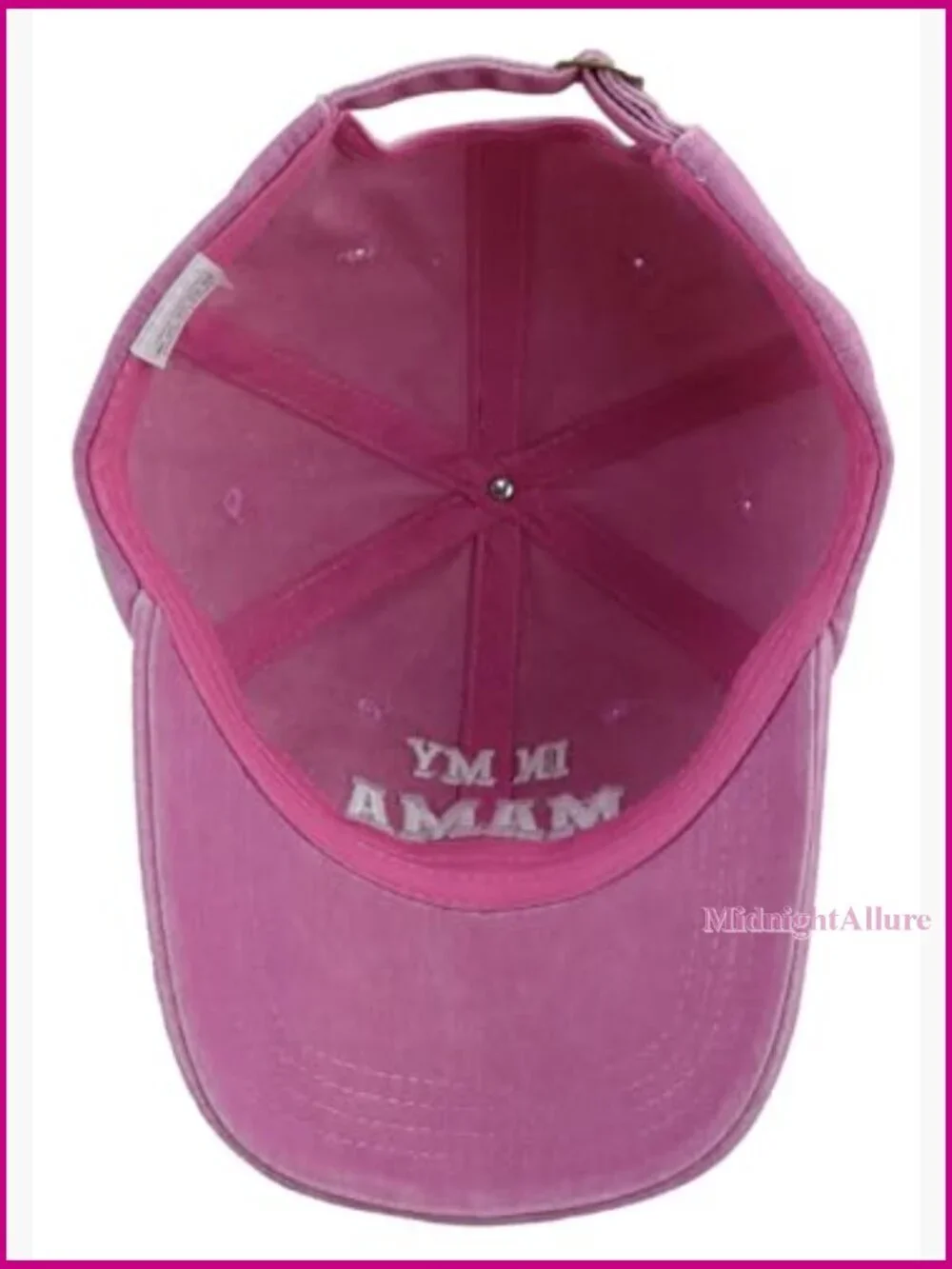 Mommy and Me Matching Baseball Caps Set Adjustable Cotton Embroidered Era Hats